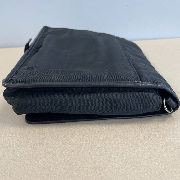 Salvatore Ferragamo Black Nylon Clutch Bag w/ Wristlet Strap - Preowned - Picture 6 of 14